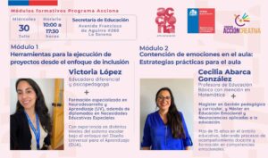 Lamina sobre herramientas para la ejecucion de proyecto con mujer sonriendo