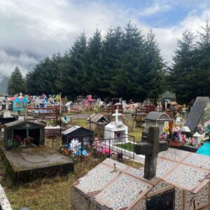 Proyecto cartografías de la historia vista general de un cementerio