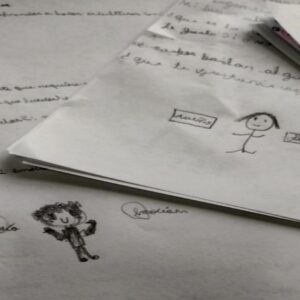 dibujos y escritos con lapiz mina
