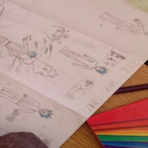 dibujo con lapiz a mina