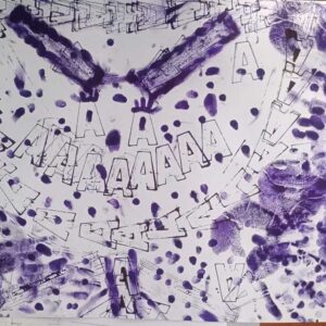 estampado sobre papel